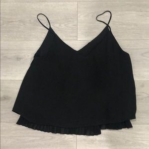 Black tank top